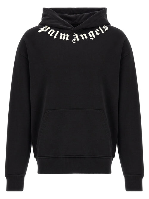 Palm Angels Black Cotton Sweatshirt
