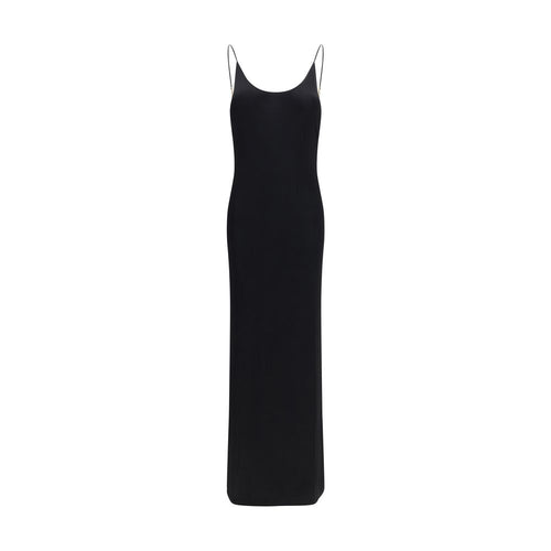 Saint Laurent Black Viscose Casual Dress