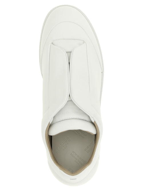 Maison Margiela White Calfskin Low Top Sneakers