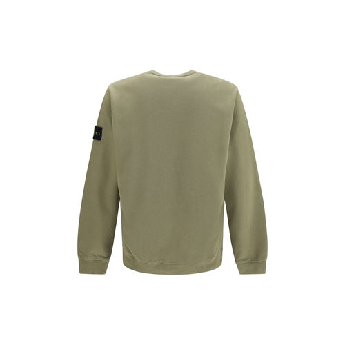 Stone Island Bicolor Cotton Sweatshirt