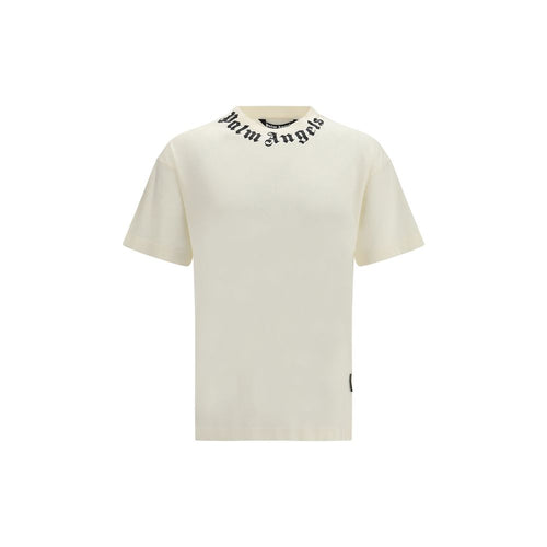 Palm Angels Beige Cotton T-Shirt