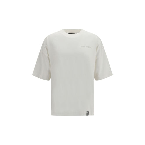 Palm Angels White Cotton T-Shirt