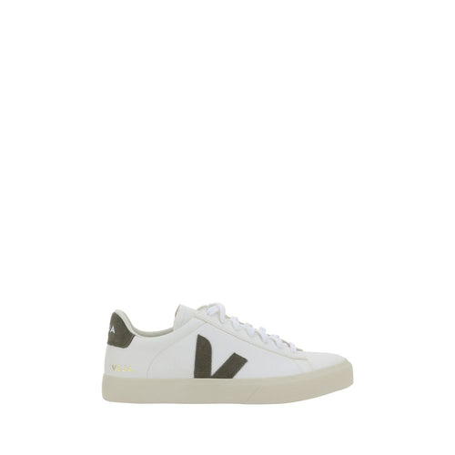 Veja White Calf Leather Bos Taurus Low Top Sneakers