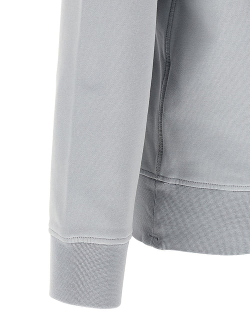 Stone Island Gray Cotton Sweatshirt