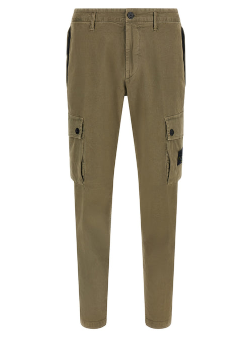Stone Island Bicolor Cotton Cargo Pants