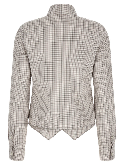 Maison Margiela Beige Cotton Blouse