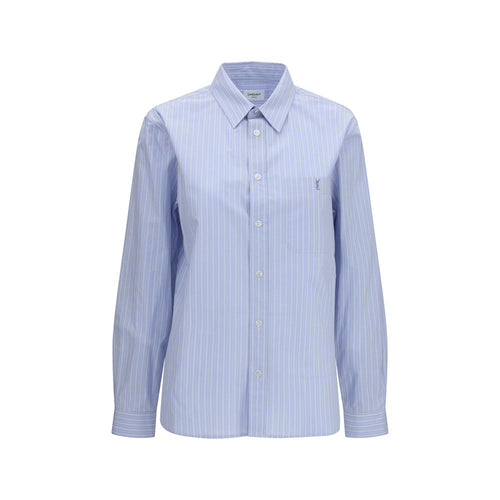 Saint Laurent Blue Cotton Shirt