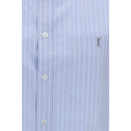 Saint Laurent Blue Cotton Shirt