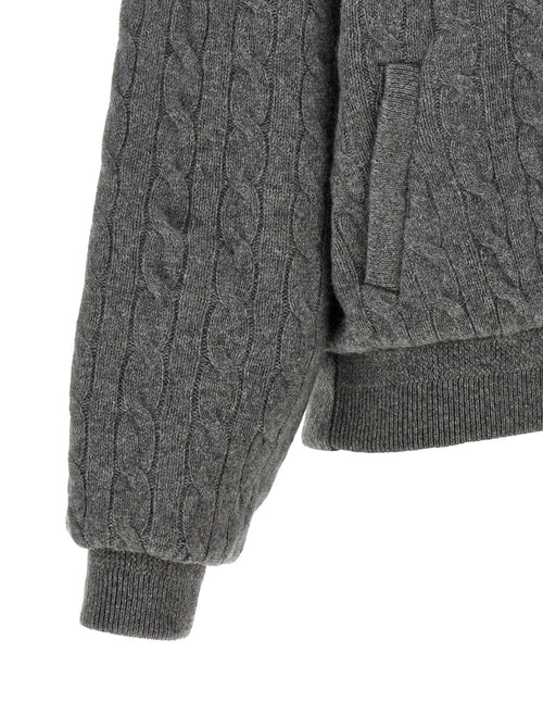 Polo Ralph Lauren Gray Wool Bomber
