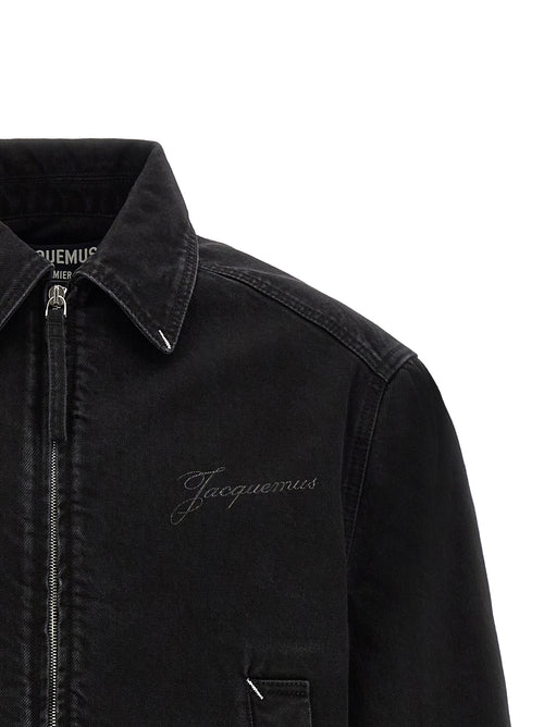 Jacquemus Black Cotton Denim Jacket