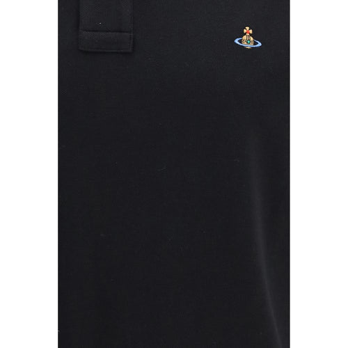 Vivienne Westwood Black Cotton Polo Shirt