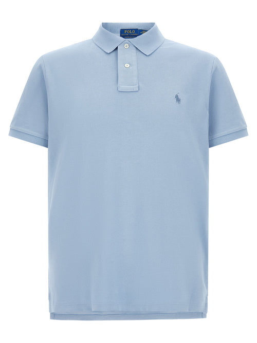 Polo Ralph Lauren Blue Cotton Polo Shirt