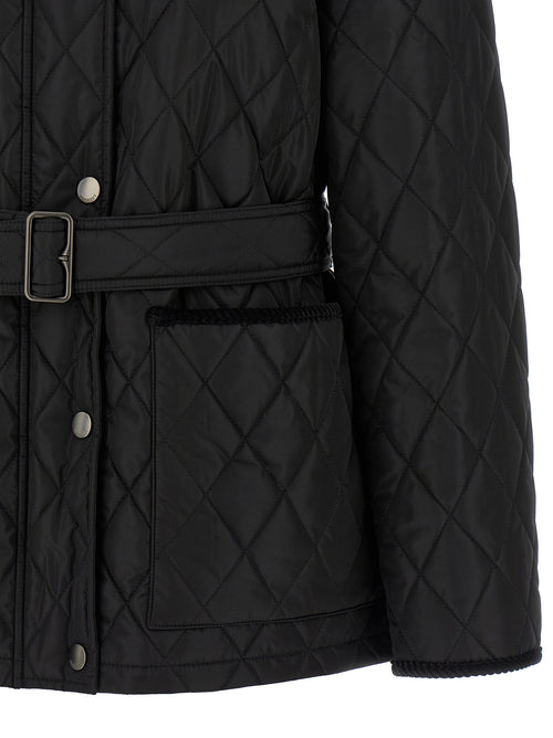 Burberry Black Polyamide Full-Length Jacket