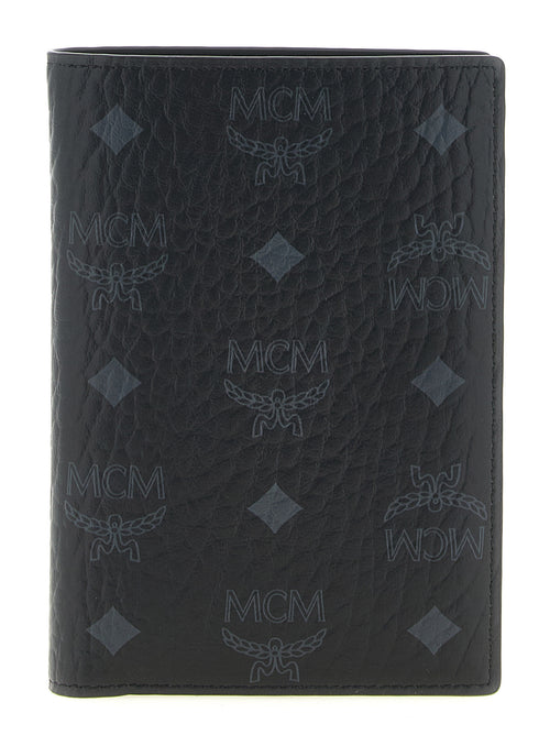 MCM Black Polyethylene Wallet