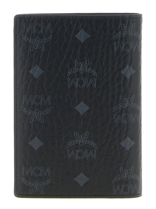 MCM Black Polyethylene Wallet