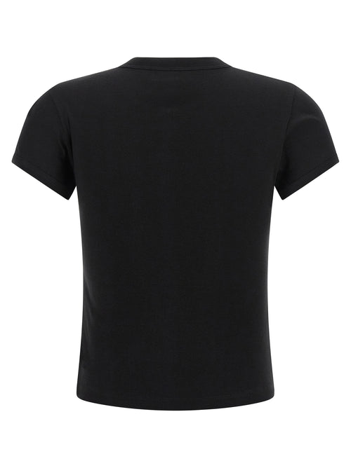 Saint Laurent Black Cotton T-Shirt