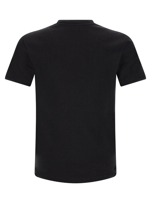 Saint Laurent Black Cotton T-Shirt