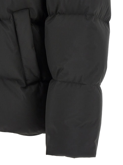 Saint Laurent Black Polyester Full-Length Jacket