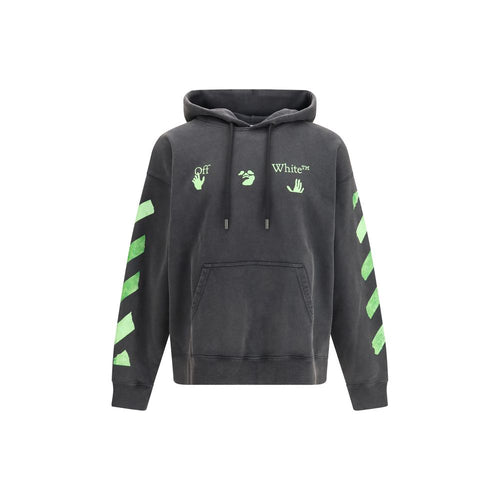 Off-White Gray Cotton Sweatshirt