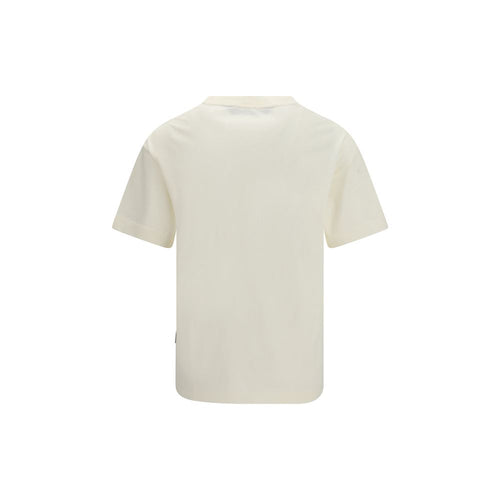 Palm Angels Beige Cotton T-Shirt