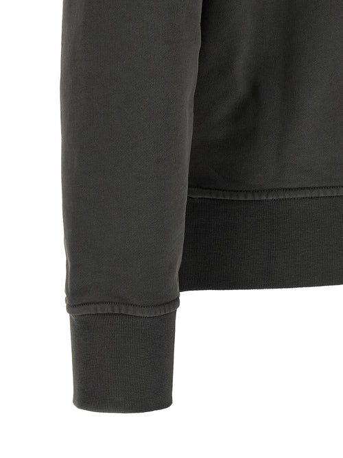 Stone Island Gray Cotton Sweatshirt