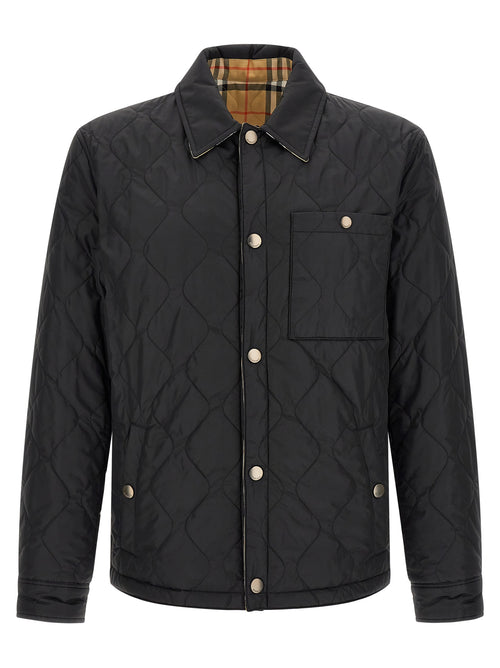 Burberry Black Polyamide Full-Length Jacket