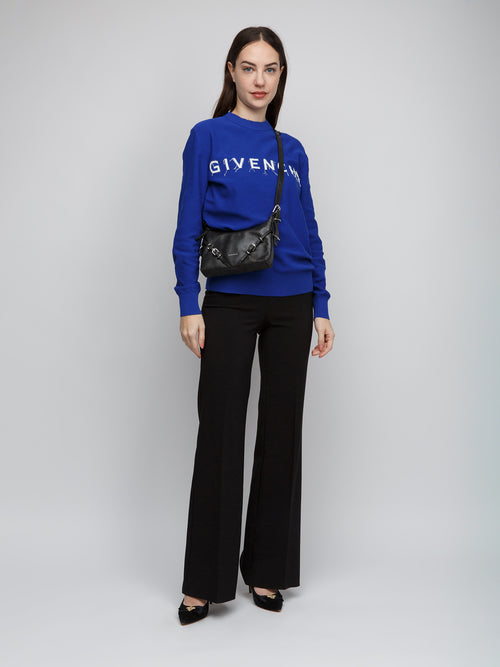 Givenchy Gray Calfskin Shoulder Bag