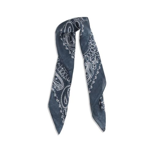 Golden Goose Blue Silk Scarf