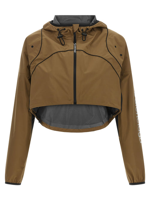 Balenciaga Brown Polyester Shell Jacket