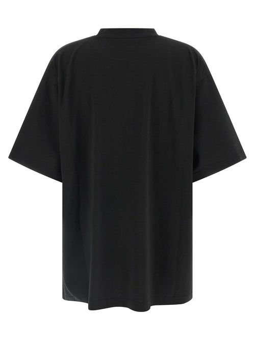 Balenciaga Black Cotton T-Shirt