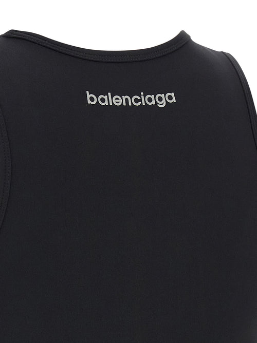 Balenciaga Black Polyamide Sport Bra