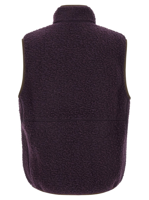 Moncler Purple Polyester Sleeveless Jacket