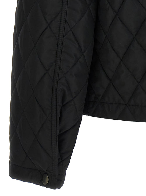 Burberry Black Polyamide Full-Length Jacket