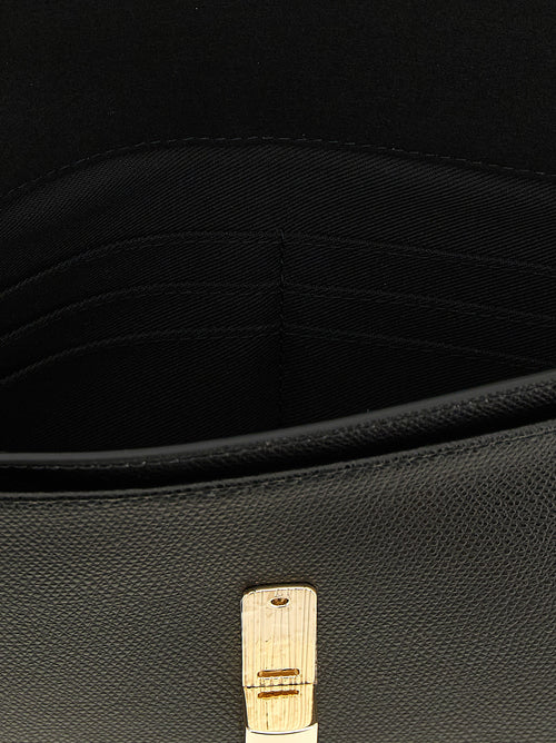 Furla Black Calfskin Clutch Bag