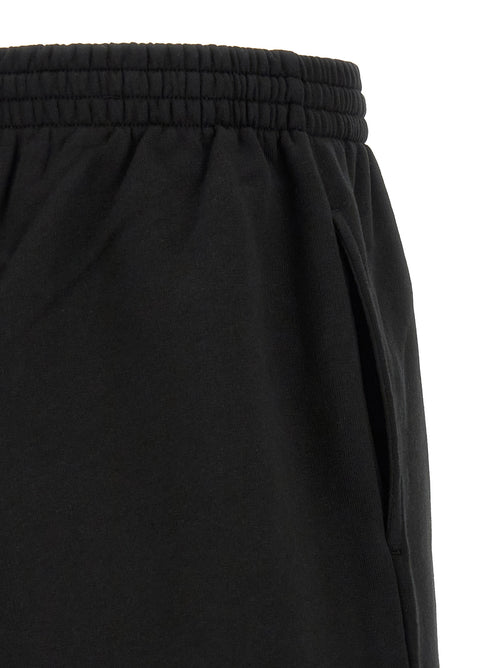 Balenciaga Black Cotton Bermuda Shorts