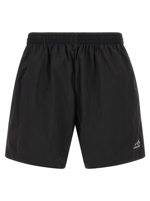Balenciaga Black Polyamide Shorts
