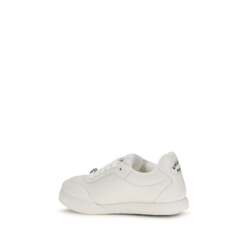 Givenchy White Calf Leather Bos Taurus Sneakers