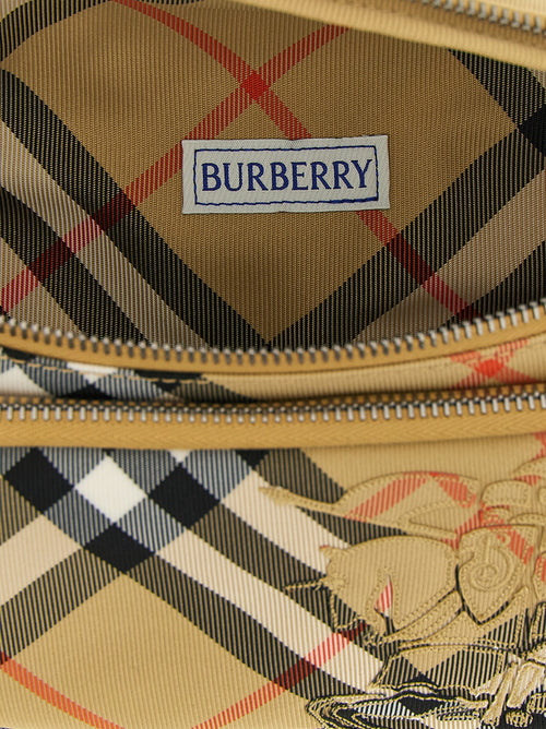 Burberry Beige Polyester Crossbody Bag