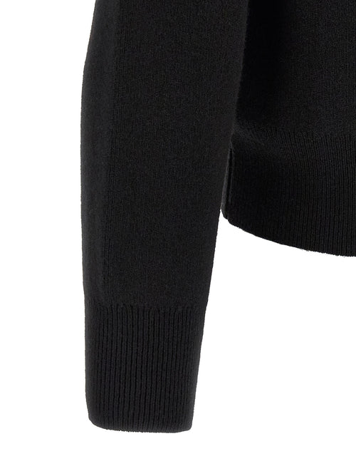 Ami Paris Black Wool Cardigan