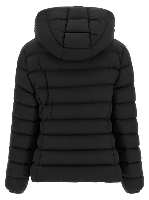 Moncler Black Polyester Full-Length Jacket
