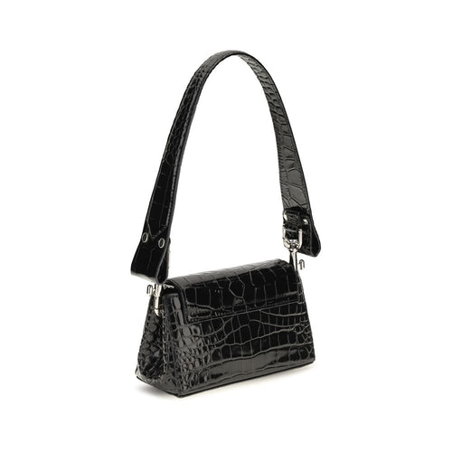 Vivienne Westwood Black Calf Leather Bos Taurus Handbag