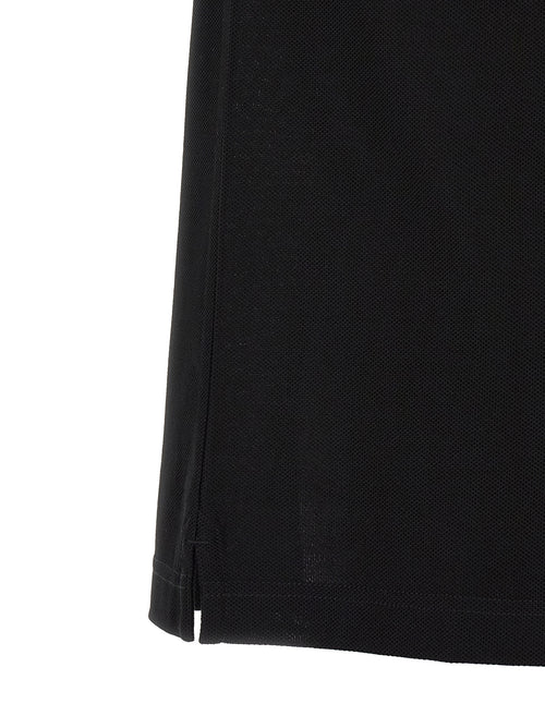 Burberry Black Cotton Polo Shirt