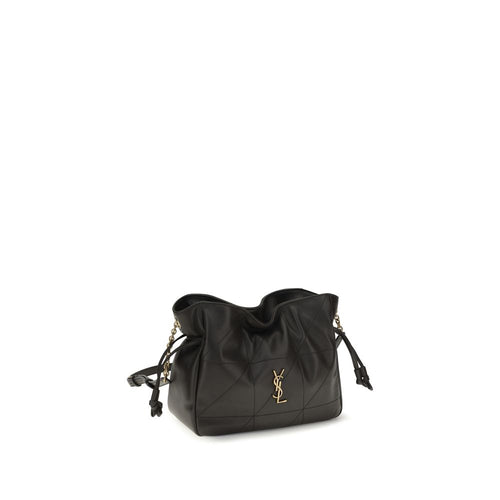 Saint Laurent Black Lamb Ovis Aries Clutch Bag