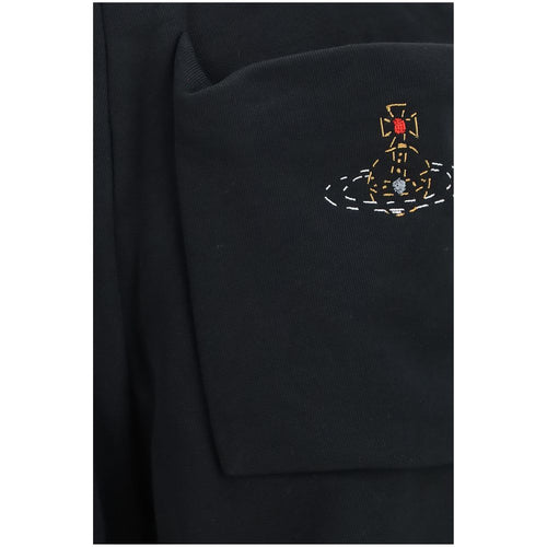 Vivienne Westwood Black Cotton Athletic Pants