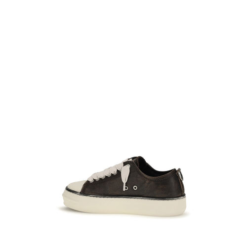 Represent Brown Calf Leather Bos Taurus Chunky Sneakers