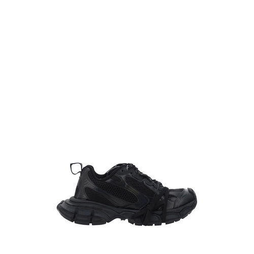 Balenciaga Black Polyurethane Chunky Sneakers