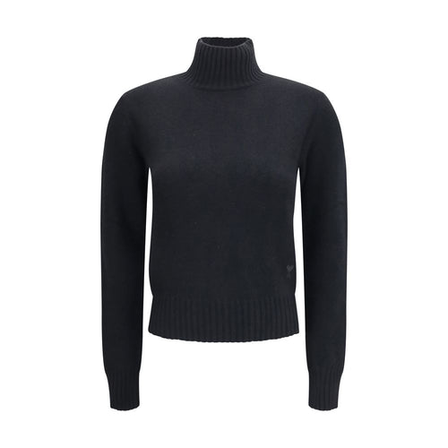 Ami Paris Black Cashmere Turtleneck