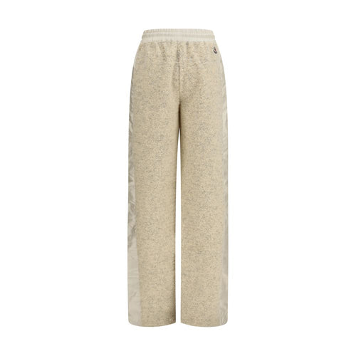 Moncler Beige Polyester Joggers (Workout Pants)