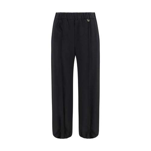 Burberry Black Wool Oves Aries Joggers (Workout Pants)