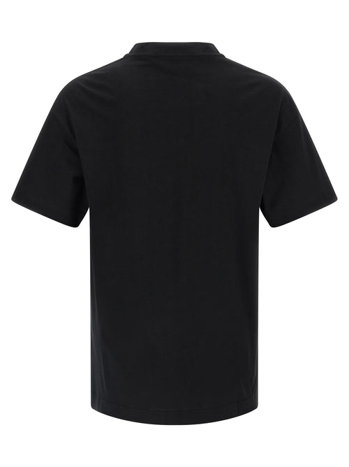 Palm Angels Black Cotton T-Shirt